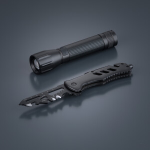 Optima Rescue Set: emergency tool & large flashlight - Reklamnepredmety
