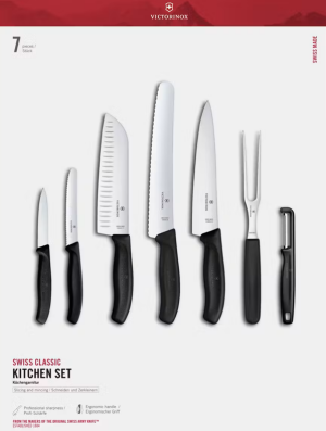 Victorinox Swiss Classic 6.7133.71G Kuchynská sada 7 ks - Reklamnepredmety