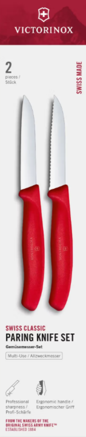 Victorinox Swiss Classic 6.7491.2C1 Sada nožov 2 ks červená - Reklamnepredmety