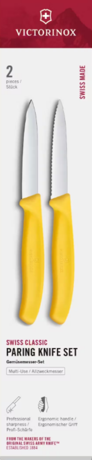 Victorinox Swiss Classic 6.7698.2C1 Sada nožov 2 ks žltá - Reklamnepredmety