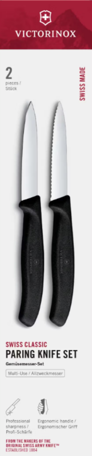 Victorinox Swiss Classic 6.7693.2 Sada nožov 2 ks čierna - Reklamnepredmety