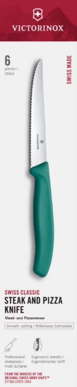 Victorinox Swiss Classic 6.7234.6C1 Sada nožov na steak a pizzu 6 ks - Reklamnepredmety
