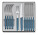 Victorinox Swiss Modern Príborová sada so steakovými nožmi - 12 ks - nevädzová modrá - cut_6-9096-12w2-12_s1 - variant Vi 6.9096.12W2.12
