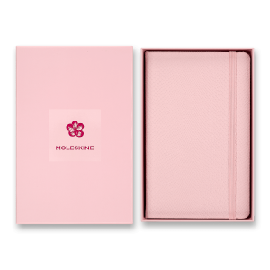 Moleskine Sakura Vegea Notizbuch – Hardcover, Größe L, liniert, Sammleredition - Reklamnepredmety