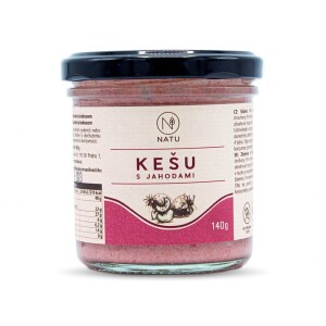 Cashewcreme mit Erdbeeren 140 g - Reklamnepredmety