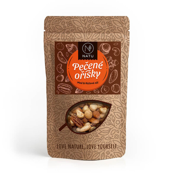 Geröstete Nüsse mit Honig und Salz 200 g