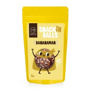 SNACKin Balls Bananaman 65 g - Reklamnepredmety