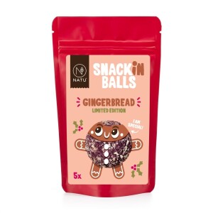 SNACKin Balls Gingerbread 65 g - Reklamnepredmety