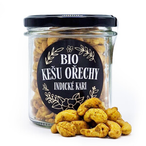 Cashewnüsse mit indischem Curry BIO 150 g - Reklamnepredmety