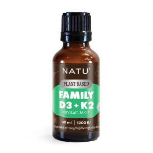 Family vitamin D3 + K2 (MK-7) vegan 30 ml - Reklamnepredmety