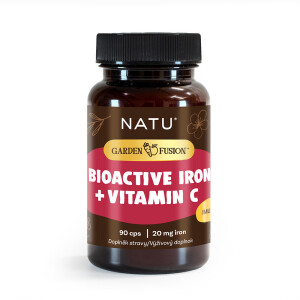Garden Fusion Bioaktives Eisen 20 mg mit Vitamin C und Piperin 90 Kapseln - Reklamnepredmety