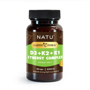 Garden Fusion Vitamin D3 + K2 + K1 Synergiekomplex 2000 IE 90 Kapseln - Reklamnepredmety