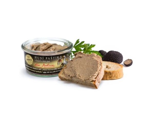 Gänsepastete mit Trüffeln und Foie gras 120 g