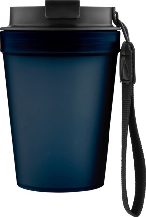 Einwandiger Thermobecher mit Handschlaufe, 350 ml - Reklamnepredmety