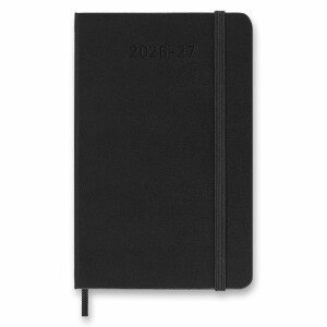 Moleskine 18-Monats-Kalender 2026–27 – Hardcover – S, Wochenkalender, Querformat, schwarz - Reklamnepredmety
