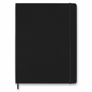 Moleskine 18-Monats-Kalender 2026–27 – Hardcover – XL, Wochenkalender, schwarz - Reklamnepredmety