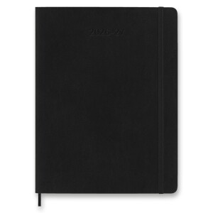 Moleskine 18-Monats-Kalender 2026–27 – Softcover, XL, Wochenkalender – Schwarz - Reklamnepredmety