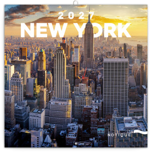 NOTIQUE Notizblock New York 2027, 30 x 30 cm - Reklamnepredmety