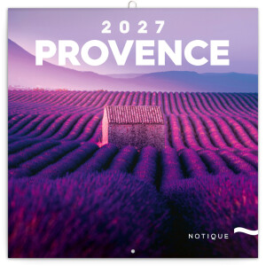 NOTIQUE Notizbuch Provence 2027, 30 x 30 cm - Reklamnepredmety