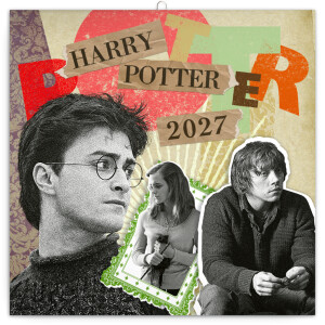 NOTIQUE Kalender Harry Potter 2027, 30 x 30 cm - Reklamnepredmety