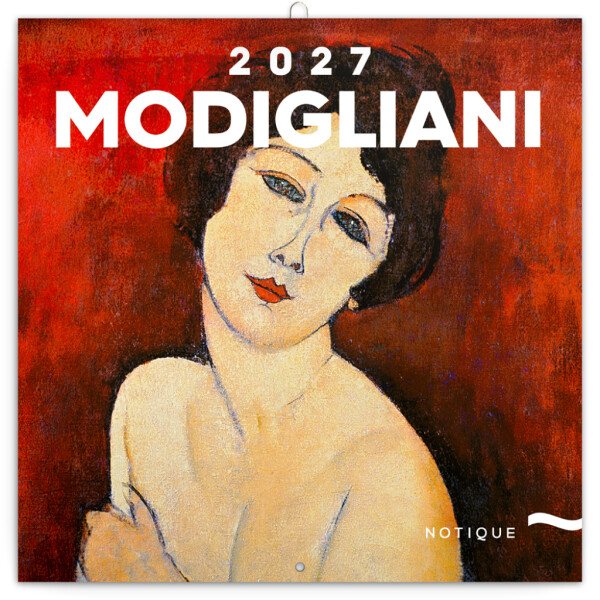 NOTIQUE Kalender Amedeo Modigliani 2027, 30 x 30 cm