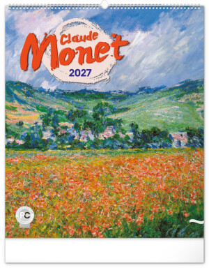 NOTIQUE Wandkalender Claude Monet 2027, 48 x 56 cm - Reklamnepredmety