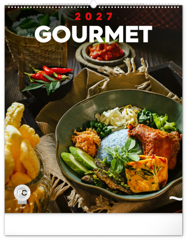 NOTIQUE Gourmet-Wandkalender 2027, 48 x 56 cm