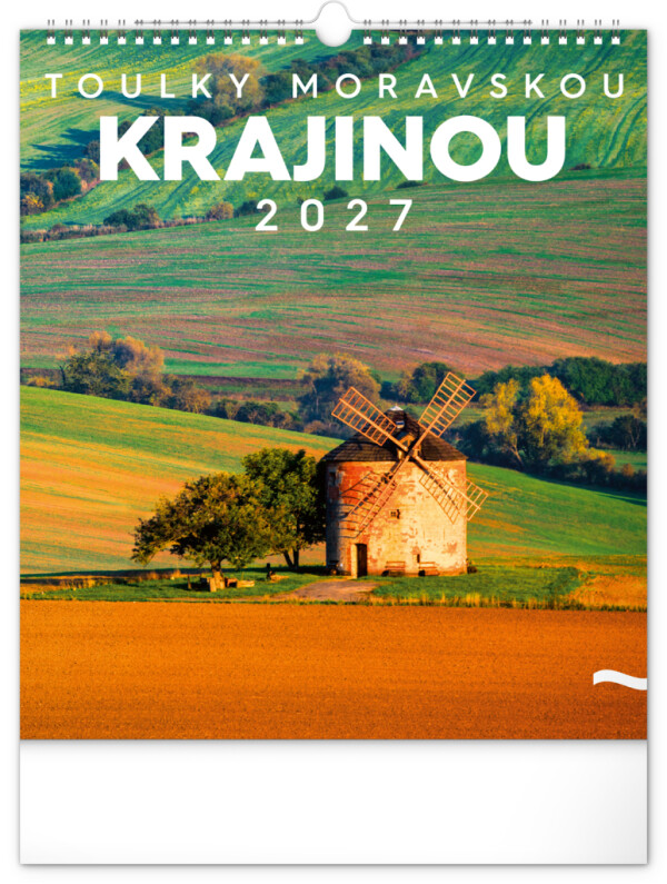 NOTIQUE Wandkalender Wanderungen durch die mährische Landschaft CZ 2027, 30 x 34 cm