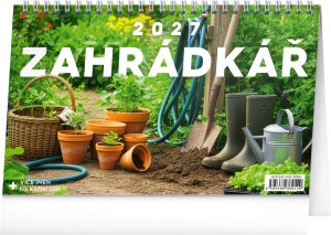 NOTIQUE Tischkalender Gärtner CZ 2027, 23,1 x 14,5 cm - Reklamnepredmety