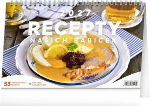 NOTIQUE Tischkalender „Großmütterrezepte“ CZ 2027, 23,1 x 14,5 cm - Reklamnepredmety