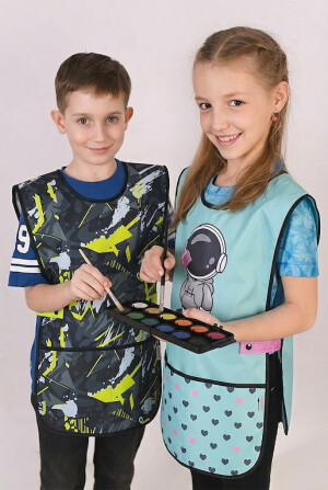 Zásterka na výtvarnú výchovu pončo Speedy - Reklamnepredmety