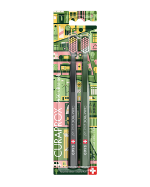 Curaprox CS 5460 Zahnbürsten-Doppelpackung – Recycled Edition 2.0 - Reklamnepredmety