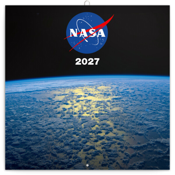NOTIQUE Rasterkalender NASA 2027, 30 x 30 cm