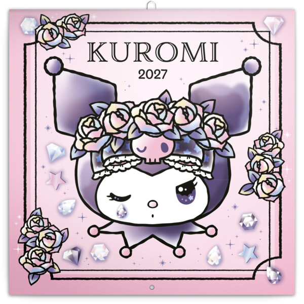 NOTIQUE Calendar Kuromi 2027, 30 x 30 cm