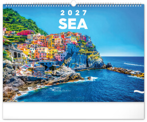 NOTIQUE Wandkalender Meer 2027, 48 x 33 cm - Reklamnepredmety