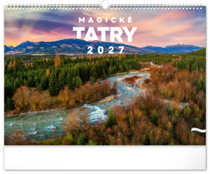 NOTIQUE Wandkalender Magische Tatra 2027, 48 x 33 cm - Reklamnepredmety