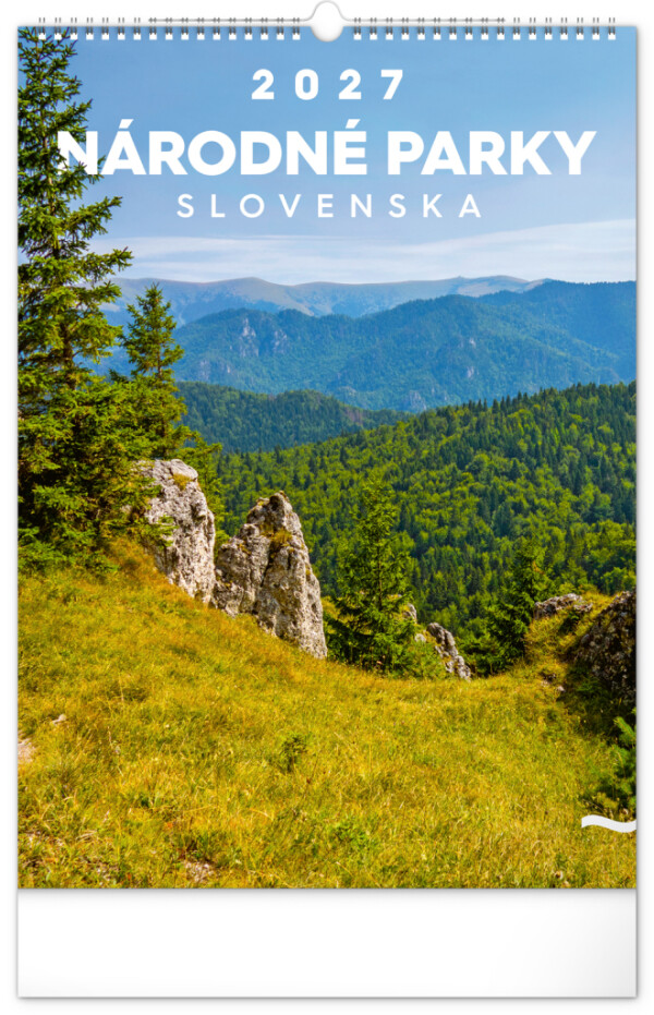 NOTIQUE Wandkalender Nationalparks der Slowakei 2027, 33 x 46 cm