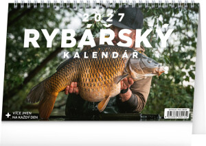 NOTIQUE Tisch-Angelkalender CZ 2027, 23,1 x 14,5 cm - Reklamnepredmety