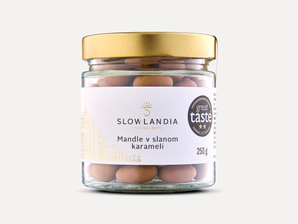 Mandeln in gesalzenem Karamell 250 g