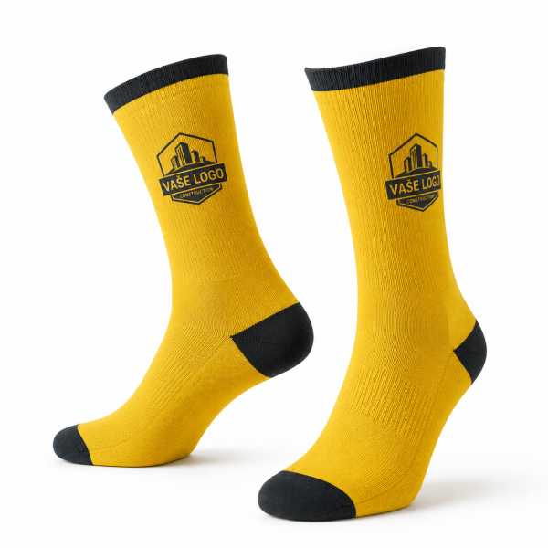 Lange gewebte Baumwollsocken
