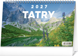 NOTIQUE Tischkalender Tatra 2027, 23,1 x 14,5 cm - Reklamnepredmety