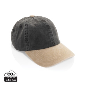 BEAU AWARE™ Washed 6-panel two-tone cap - Reklamnepredmety