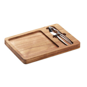 NUTPLATE Akazien-Nussknacker-Set - Reklamnepredmety