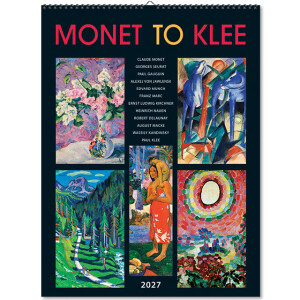 Wandkalender Monet bis Klee 2027 - Reklamnepredmety