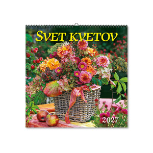 Wandkalender Welt der Blumen 2027 - Reklamnepredmety