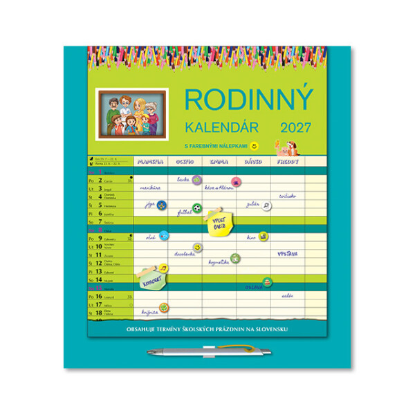 Wandkalender Familienkalender 2027