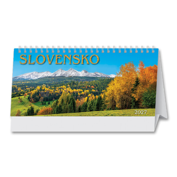 Tischkalender Slowakei, Spaltenkalender 2027