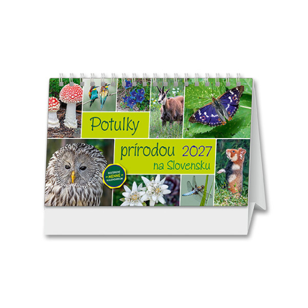 Tischkalender Wanderungen durch die Natur der Slowakei 2027