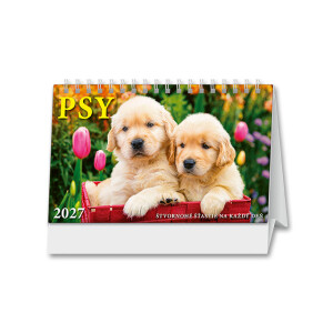 Tischkalender Hunde 2027 - Reklamnepredmety