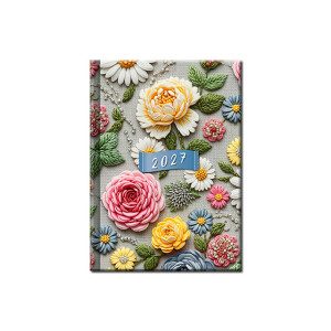 Praktik Tageskalender A6 BLUMEN 2027 - Reklamnepredmety